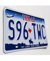 Amerikai rendszám Texas Horse S96 TWC