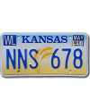 Amerikai rendszám Kansas Wheat NNS 678