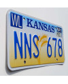 Amerikai rendszám Kansas Wheat NNS 678