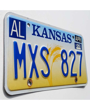 Amerikai rendszám Kansas Wheat MXS 827