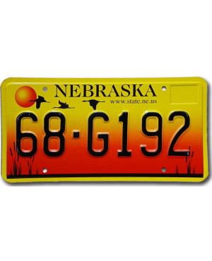 Amerikai rendszám Nebraska Sandhill Crane 68-G192