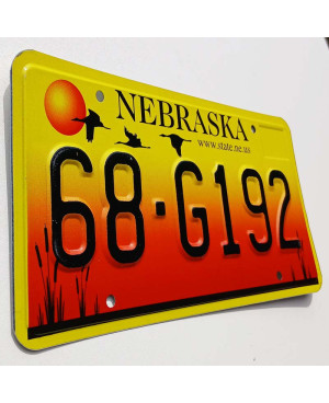 Amerikai rendszám Nebraska Sandhill Crane 68-G192