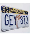 Amerikai rendszám Kansas 1989 Wheat GEY 873