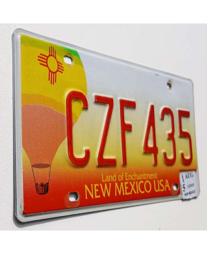 Amerikai rendszám New Mexico Balloon CZF 435