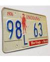 Amerikai rendszám Indiana Heritage State 98L 63