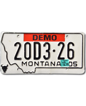 Amerikai rendszám Montana 2005 Dealer 20D3-26