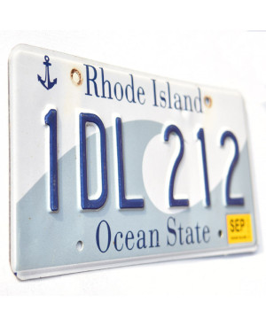 Amerikai rendszám Rhode Island Ocean State 1DL 212