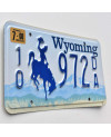 Amerikai rendszám Wyoming Blue Bronco 10-972DA