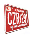 Amerikai rendszám Arizona Red Cactus CZR 291