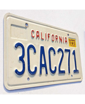 Amerikai rendszám California Block 3CAC271