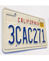 Amerikai rendszám California Block 3CAC271