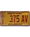 Amerikai rendszám Illinois 1988 Antique 375 AV