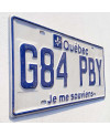 Kanadai rendszám Quebec Je Me Souviens G84 PBY