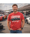 Férfi póló Castrol Racing High Performance Red