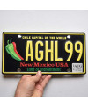 Amerikai rendszám New Mexico Chile Capital AGHL99