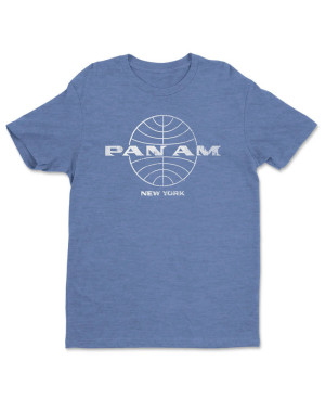 Férfi póló Pan Am Vintage New York Blue Sky