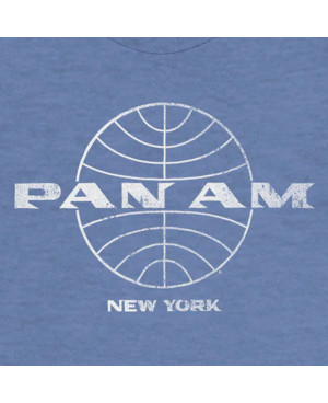Férfi póló Pan Am Vintage New York Blue Sky