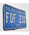 Amerikai rendszám South Carolina 1973 Blue FDF 230