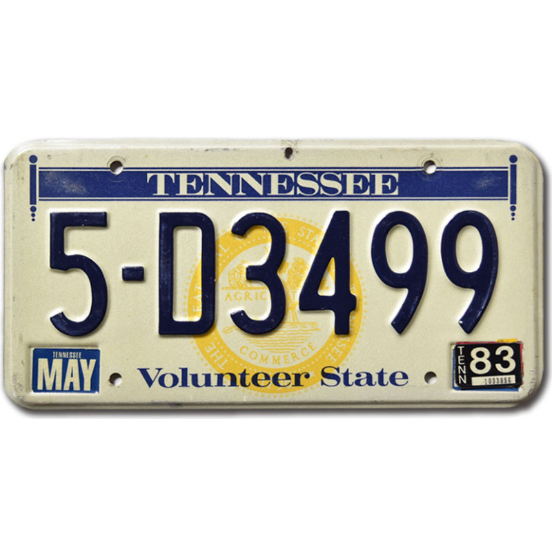 Amerikai rendszám Tennessee Volunteer State