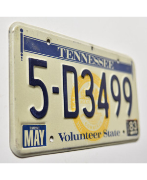 Amerikai rendszám Tennessee Volunteer State