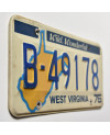 Amerikai rendszám West Virginia 1976 Wild Wonderful B-49178