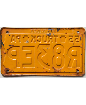 Amerikai rendszám Pennsylvania 1955 Truck R83EP