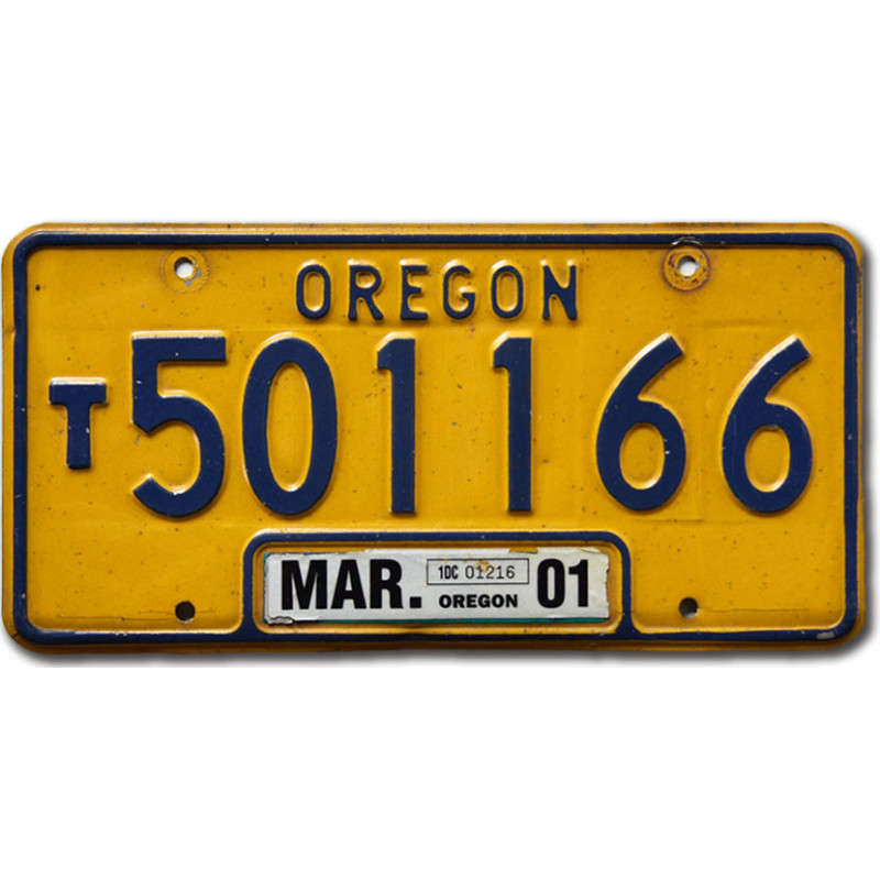 Amerikai rendszám Oregon 2001 Truck T501166