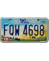 Amerikai rendszám Ohio Beautiful FQW 4698