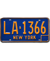 Amerikai rendszám New York Blue LA-1366