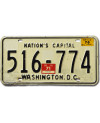 Amerikai rendszám Washington D.C. 1971 Nation´s Capital 516-774