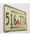 Amerikai rendszám Washington D.C. 1971 Nation´s Capital 516-774