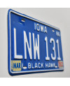 Amerikai rendszám Iowa 1986 Blue LNW 131