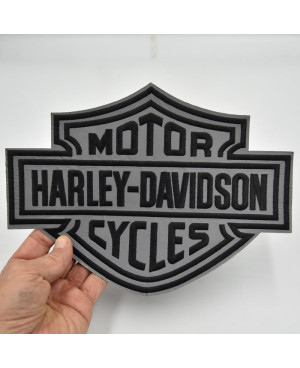 Motoros folt Harley Davidson Motorcycle Dark fényvisszaverő XXL hátul