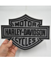 Motoros folt Harley Davidson Motorcycle Dark fényvisszaverő XXL hátul