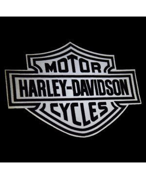 Motoros folt Harley Davidson Motorcycle Dark fényvisszaverő XXL hátul
