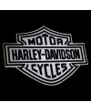 Motoros folt Harley Davidson Motorcycle Dark fényvisszaverő XXL hátul