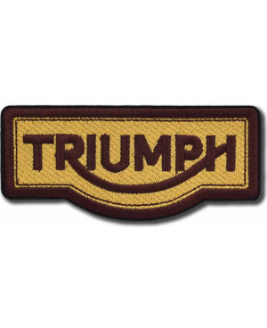 Motoros folt Triumph Brown 11 cm x 5 cm