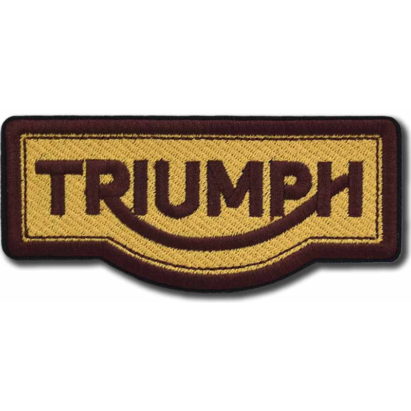 Motoros folt Triumph Brown 11 cm x 5 cm