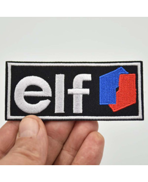 Motoros folt ELF logo 9 cm x 4 cm
