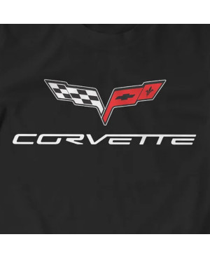 Férfi póló Chevrolet Corvette C6 logo