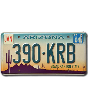 Amerikai rendszám Arizona Grand Canyon 390-KRB