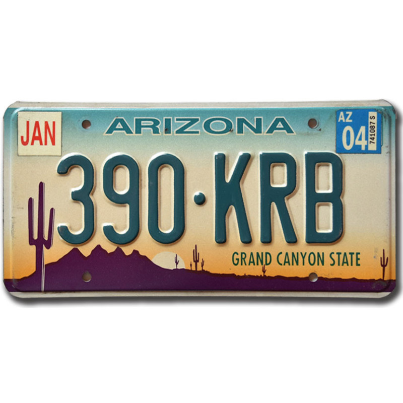 Amerikai rendszám Arizona Grand Canyon 390-KRB