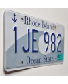Amerikai rendszám Rhode Island Ocean State 1JE 982