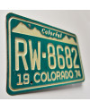 Amerikai rendszám Colorado 1974 Colorful RW-8682