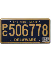 Amerikai rendszám Delaware The First State Blue PC506778