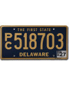 Amerikai rendszám Delaware The First State Blue PC518703