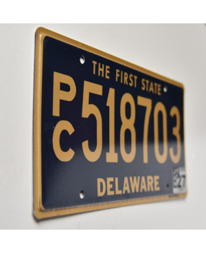 Amerikai rendszám Delaware The First State Blue PC518703