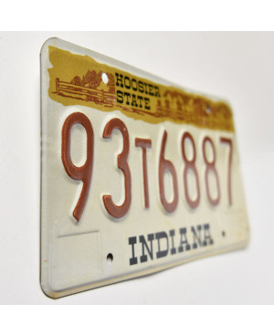 Amerikai rendszám Indiana Hoosier State 1983
