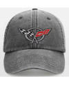 Corvette C5 Flags Vintage Low Profile sapka