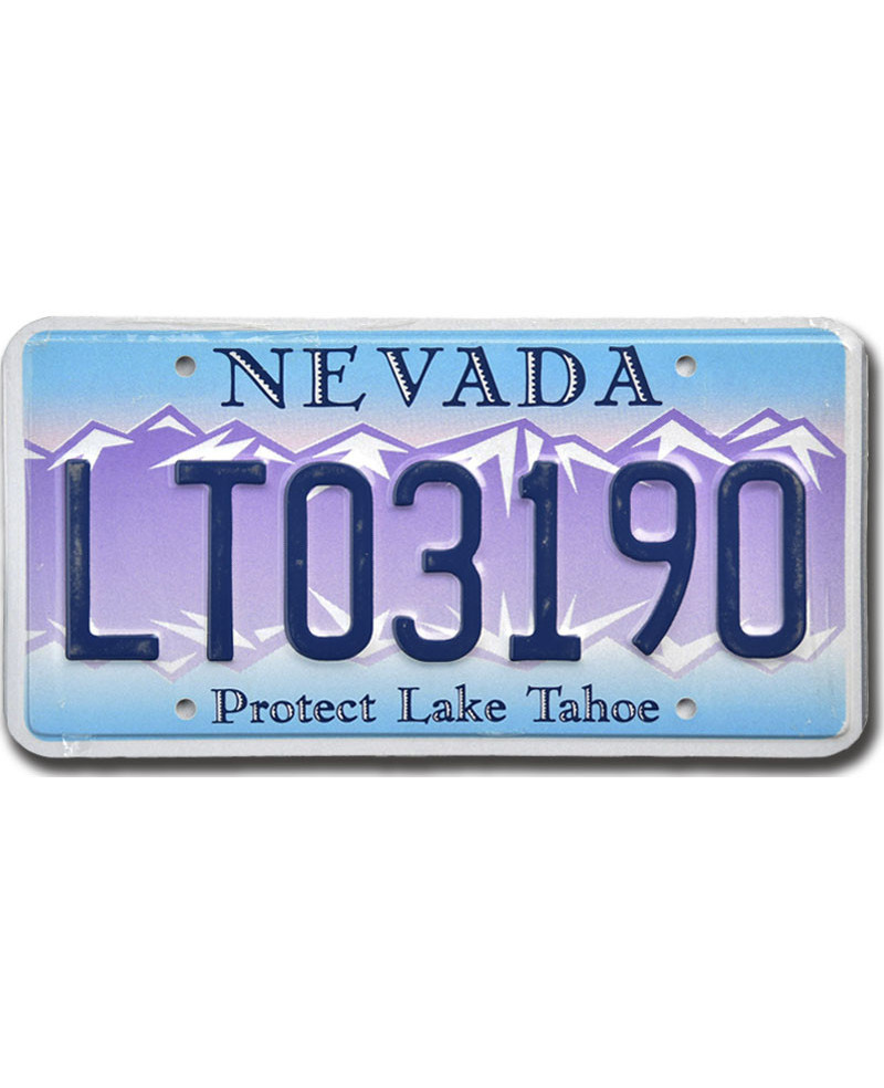 Amerikai rendszám Nevada  Lake Tahoe LT03190